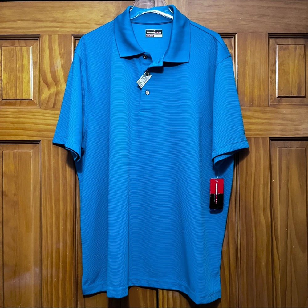 Grand Slam Blue/Green Polo Shirt Classic Design